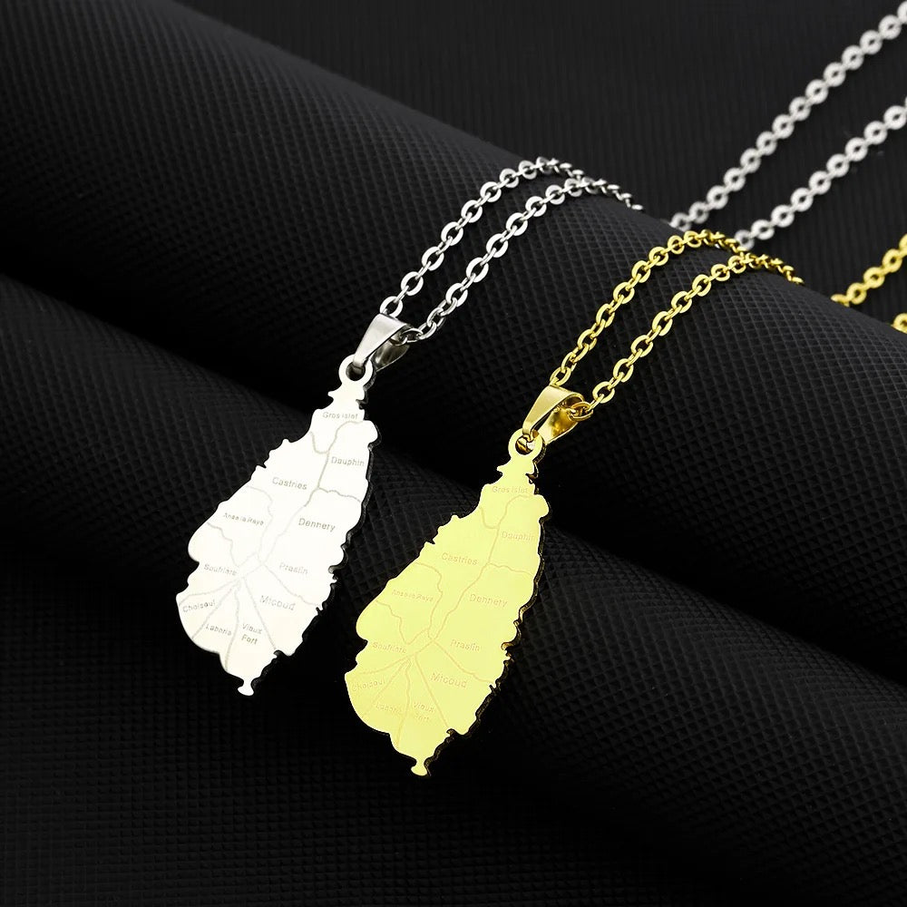 Saint Lucia Pride Necklace