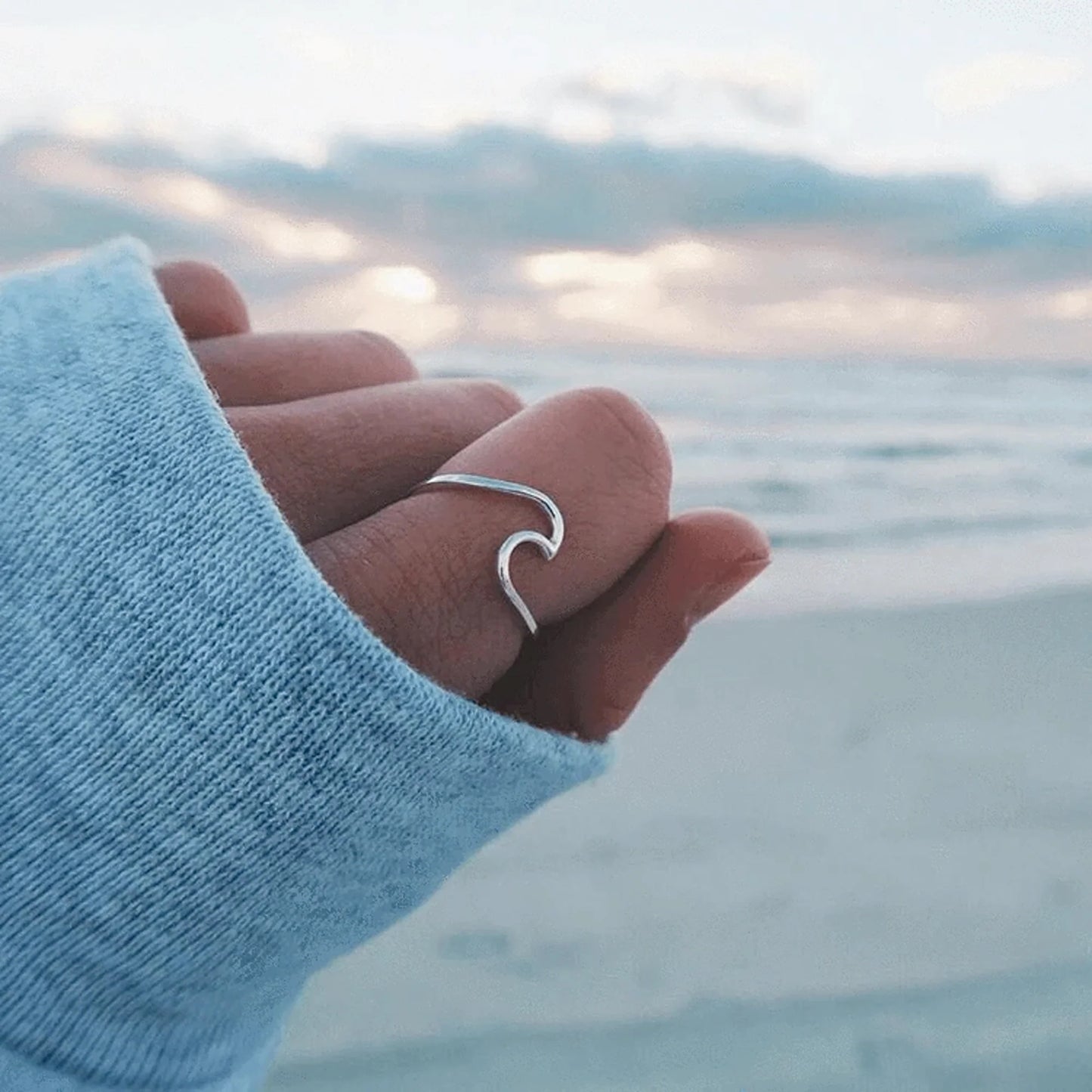 Ocean Wave Ring