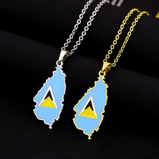 Saint Lucia Pride Necklace