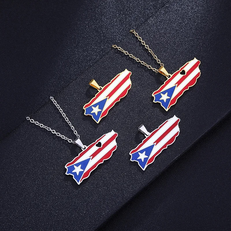 Puerto Rico Pride Necklace