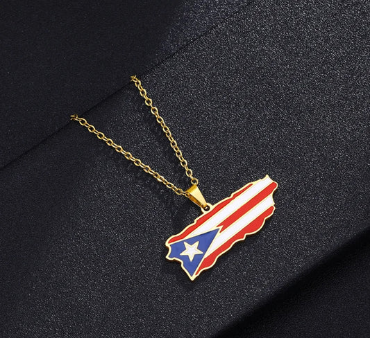 Puerto Rico Pride Necklace